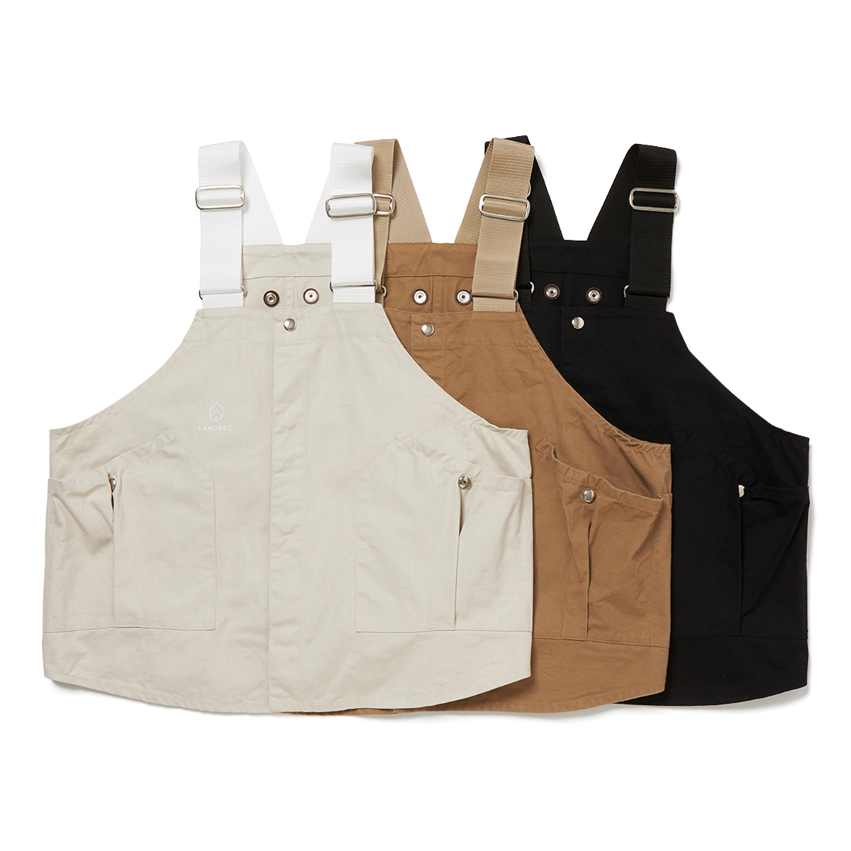 COTTON TWILL VEST by LAND & B.C. | hobo