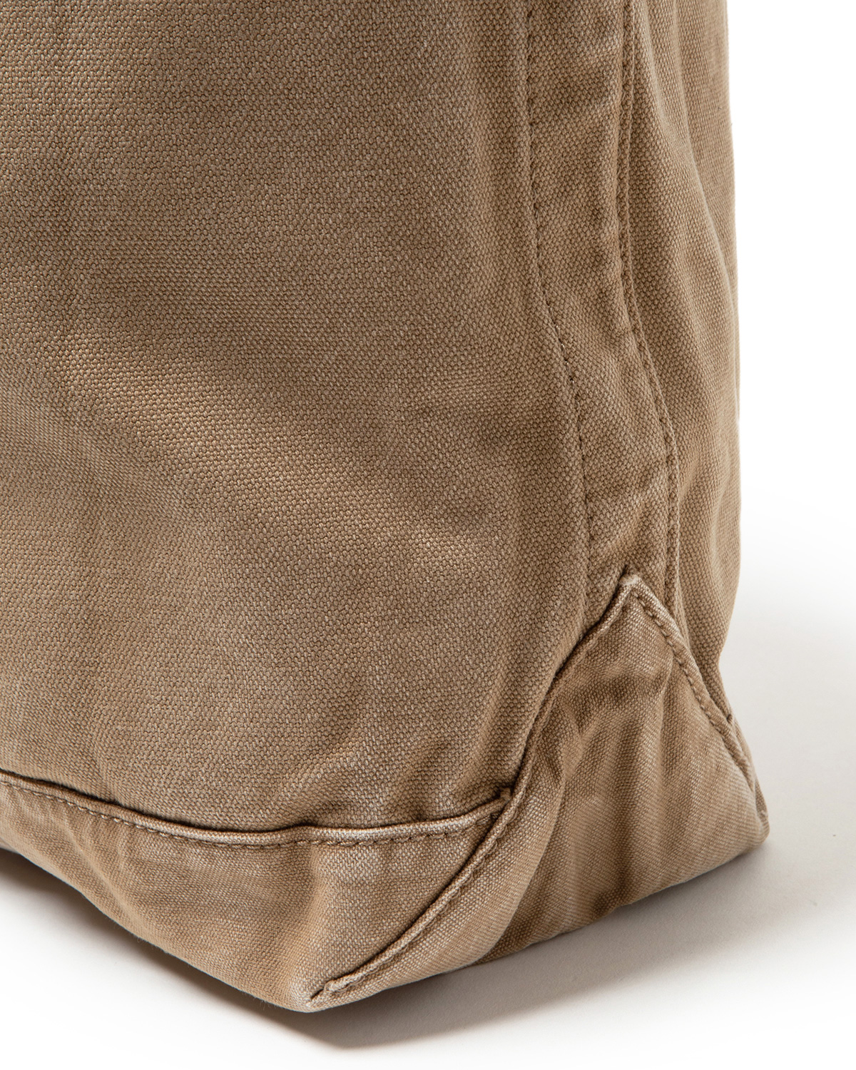 TOTE BAG COTTON CANVAS COFFEE DYED | hobo