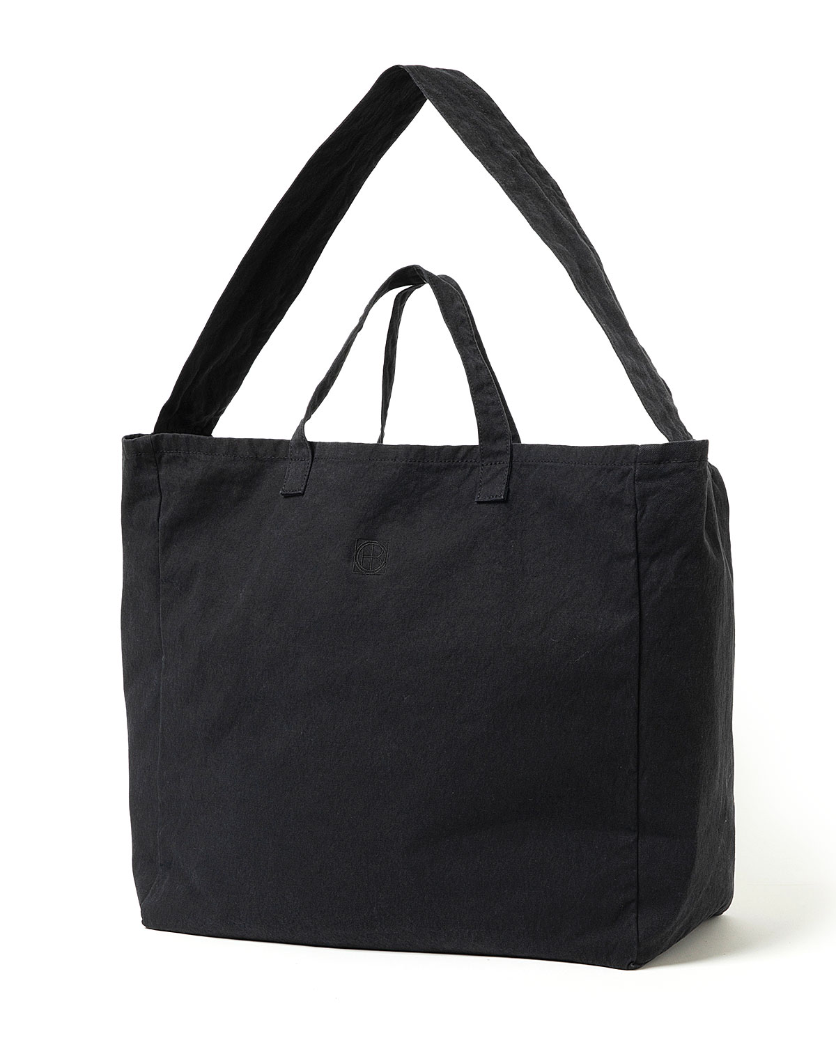 Large black discount canvas tote bag